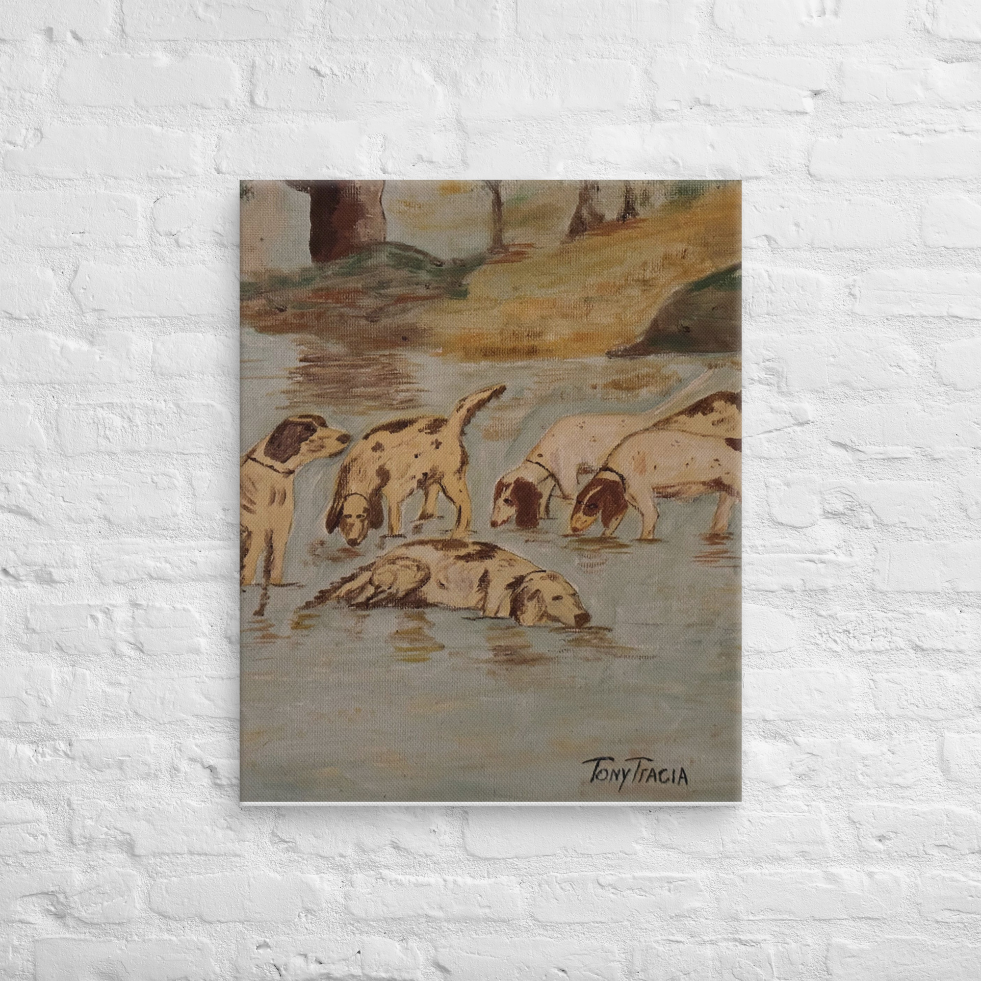 Dogs Bathing